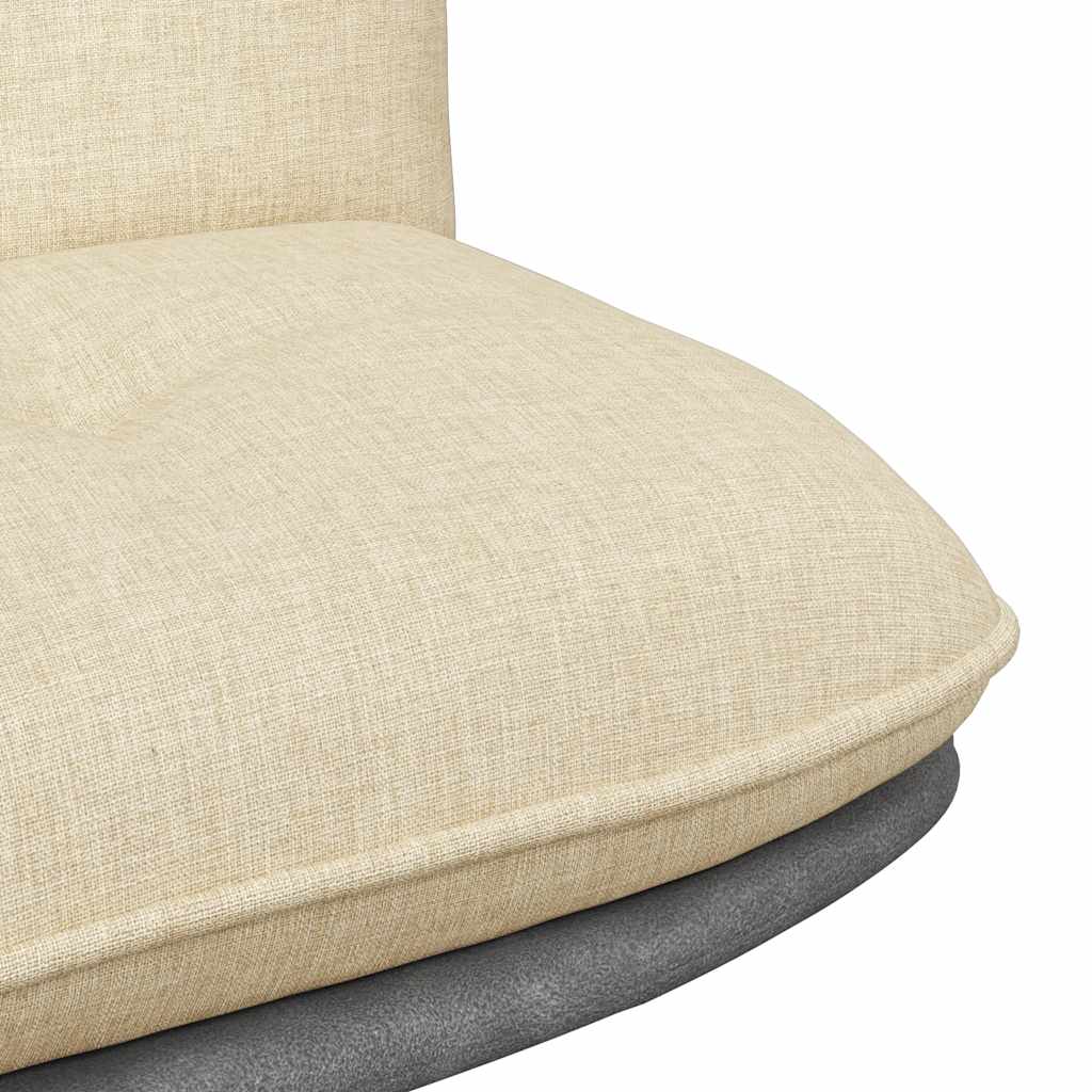 Chaise pivotante de bureau Crème Tissu - XIOS