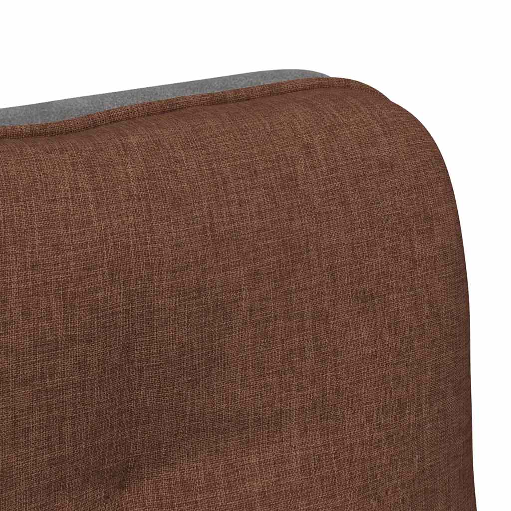 Chaise pivotante de bureau Marron Tissu - XIOS