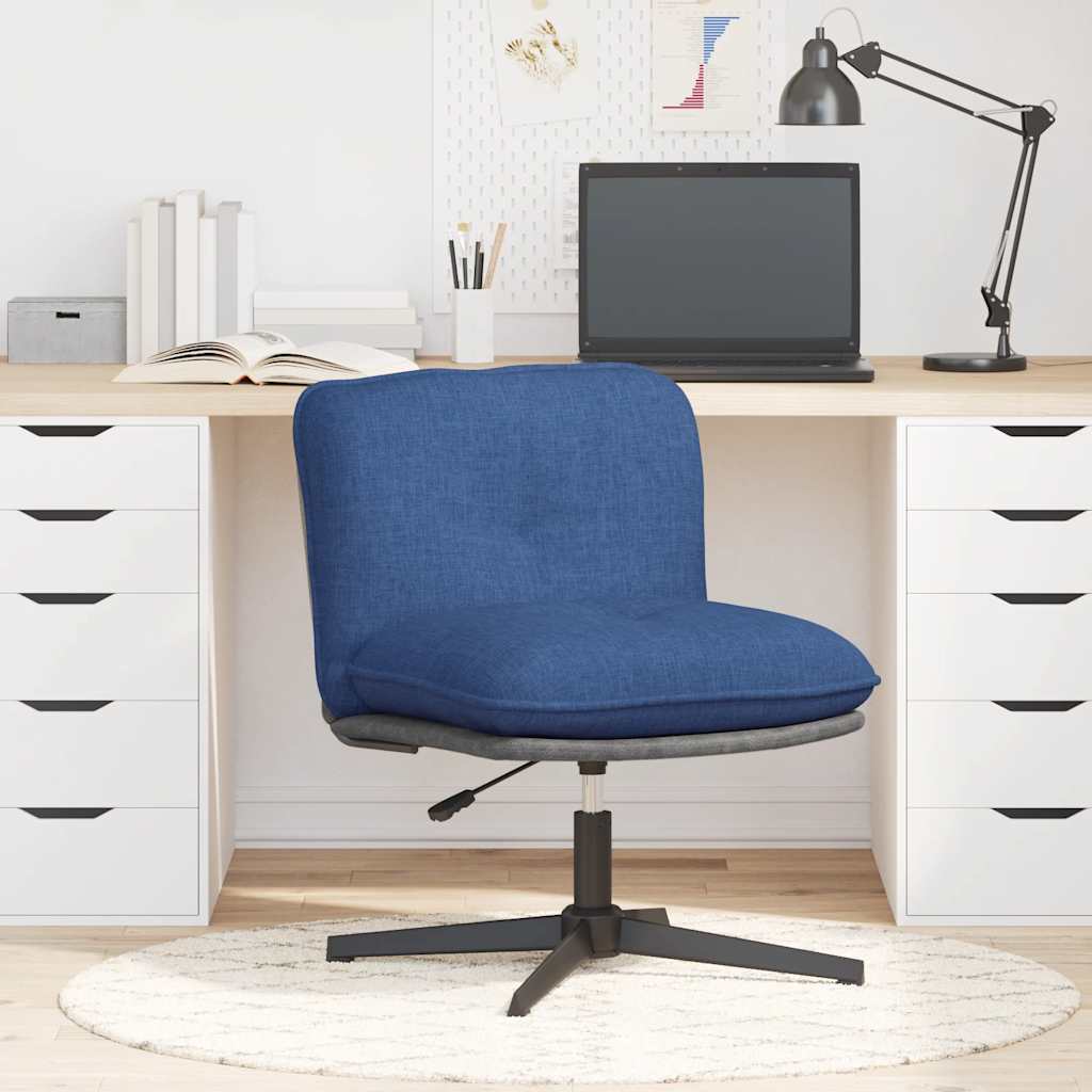 Chaise pivotante de bureau Bleu Tissu - XIOS