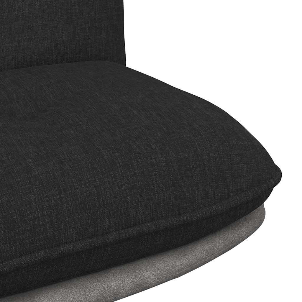 Chaise pivotante de bureau Noir Tissu - XIOS
