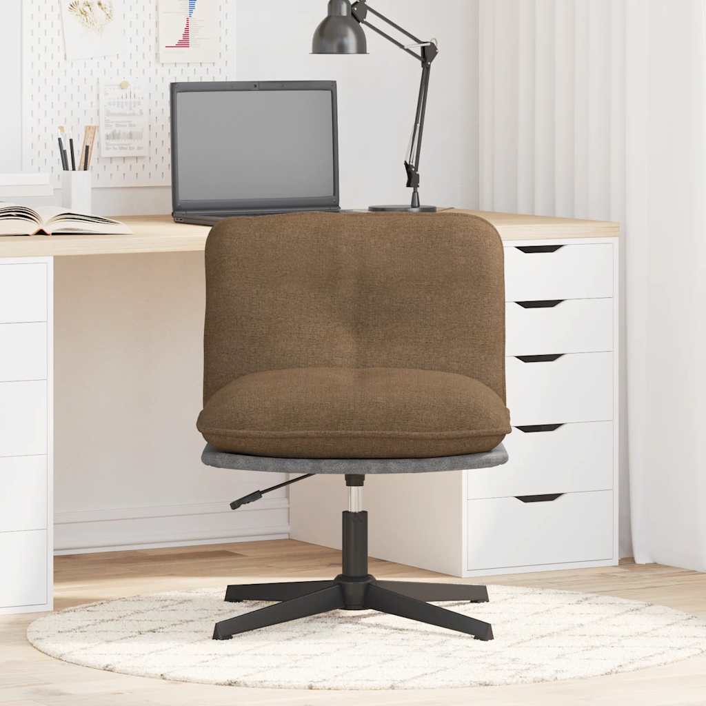 Chaise pivotante de bureau Taupe Tissu - XIOS