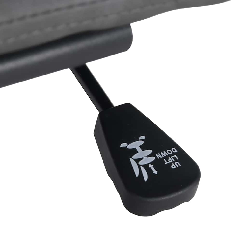 Chaise pivotante de bureau Taupe Tissu - XIOS