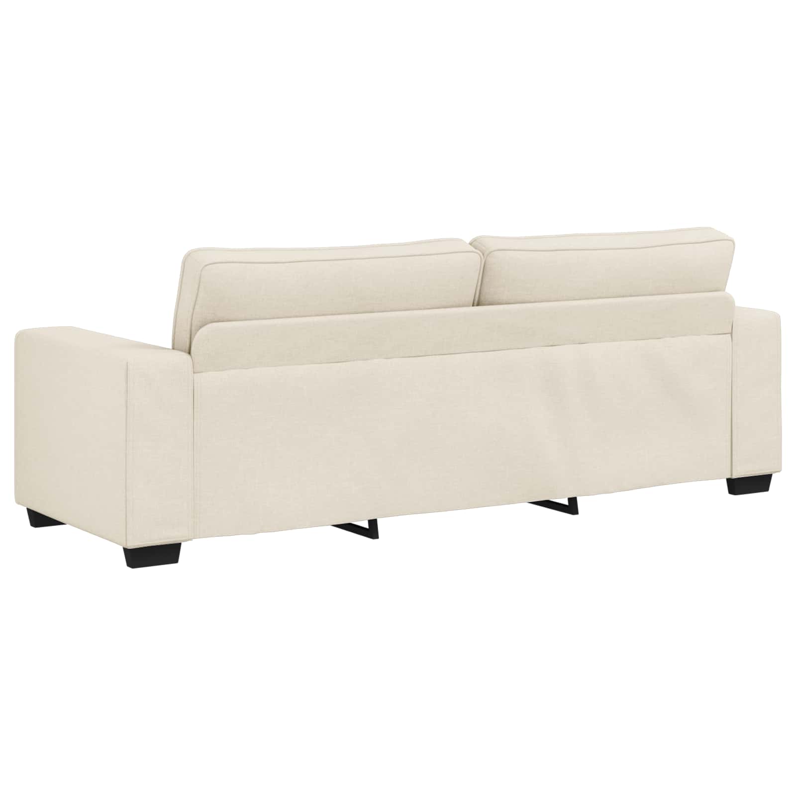 Canapé 2 pcs Beige 221 x 80 x 82 cm Tissu en lin mélangé - XIOS