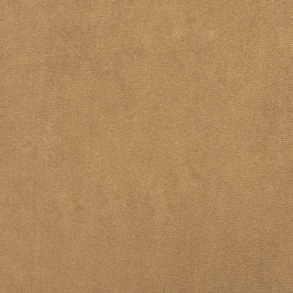 Ensemble canapé 2 pcs avec coussins velours marron