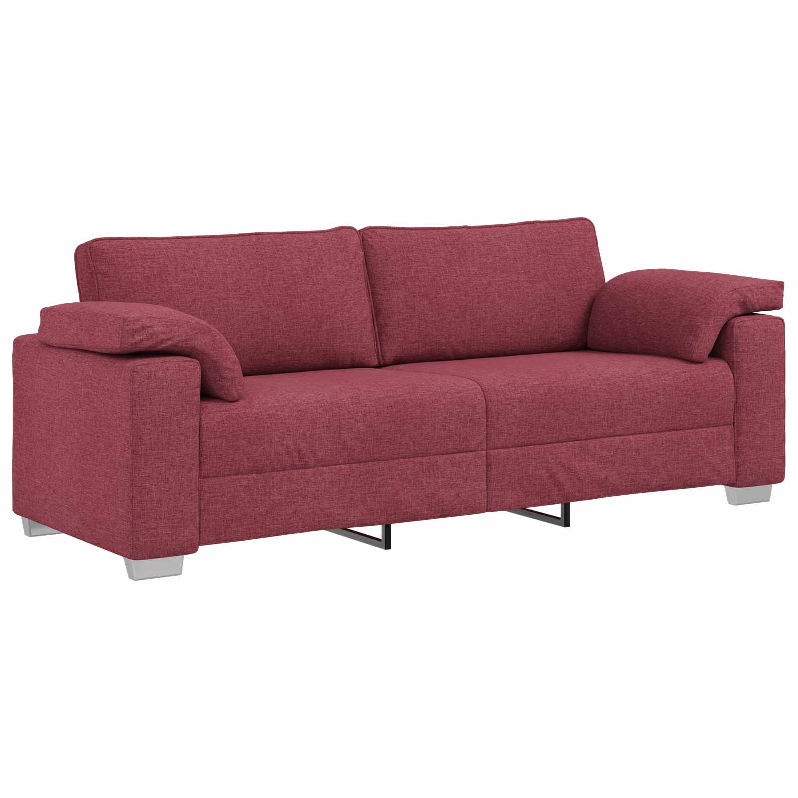 Canapé 2 pcs Bordeaux 219 x 80 x 82 cm tissu - XIOS