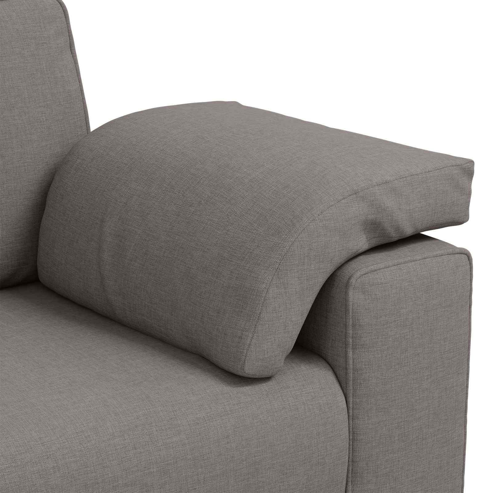Canapé 2 pcs Taupe 219 x 80 x 82 cm tissu - XIOS