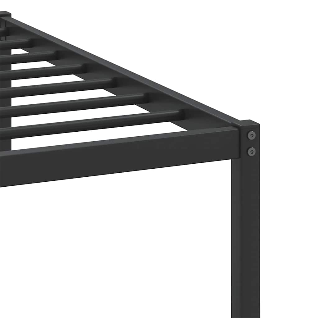 Cadre de lit sans matelas chêne fumé 100x200 cm bois ingénierie - XIOS