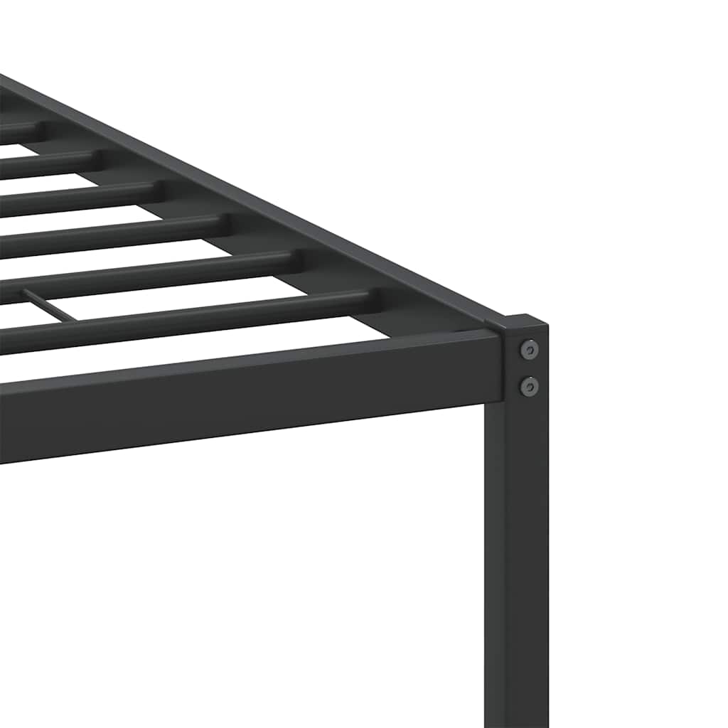 Cadre de lit sans matelas chêne fumé 150x200 cm bois ingénierie - XIOS