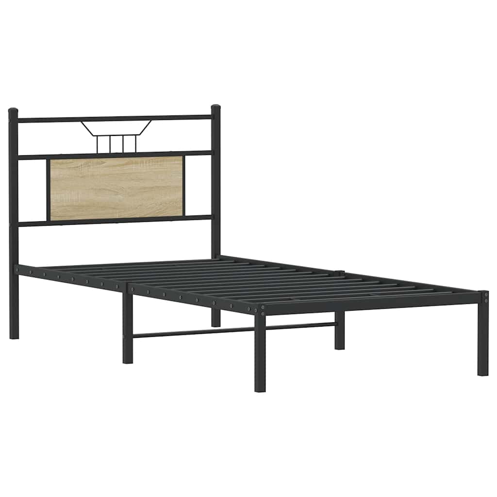 Cadre de lit sans matelas chêne sonoma 90x200 cm - XIOS