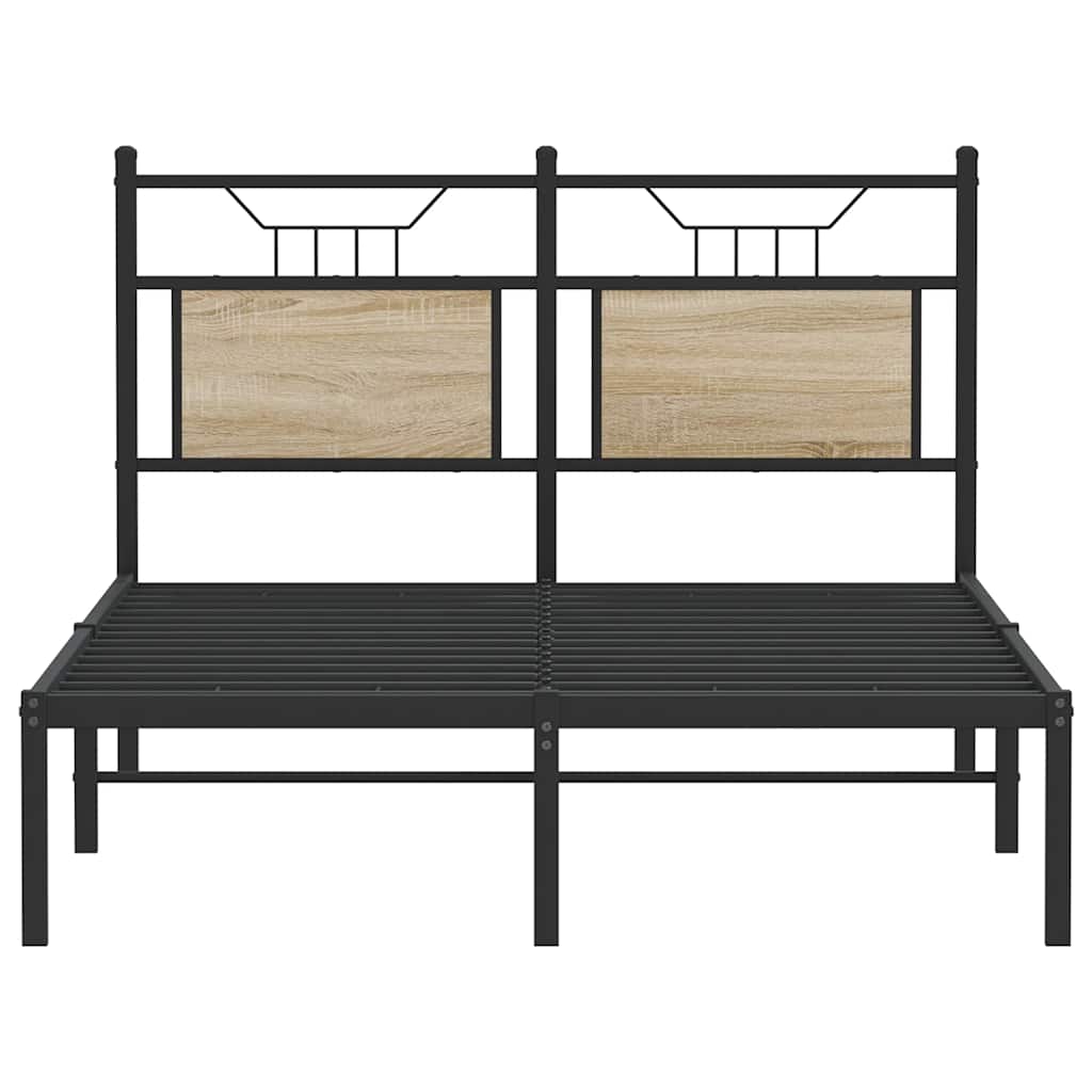 Cadre de lit sans matelas chêne sonoma 120x190 cm - XIOS