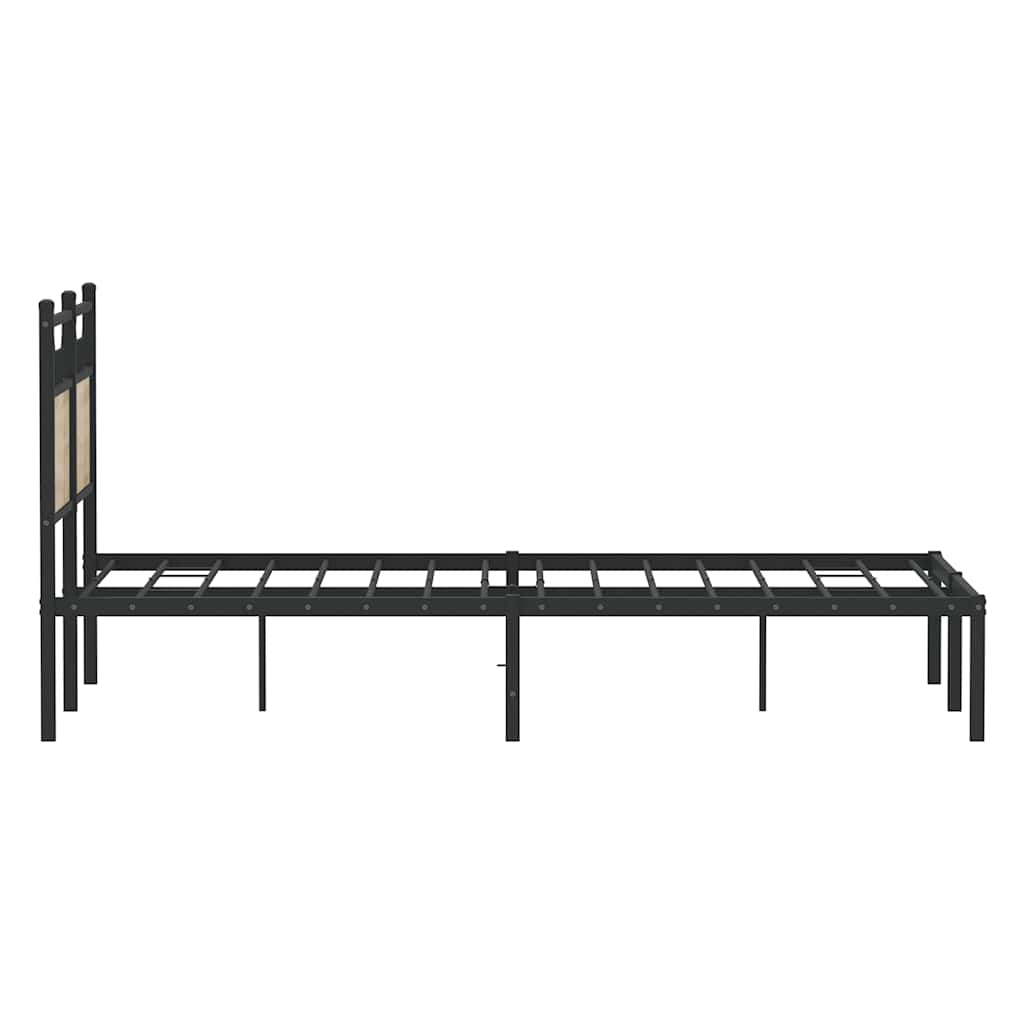 Cadre de lit sans matelas chêne sonoma 120x200 cm - XIOS