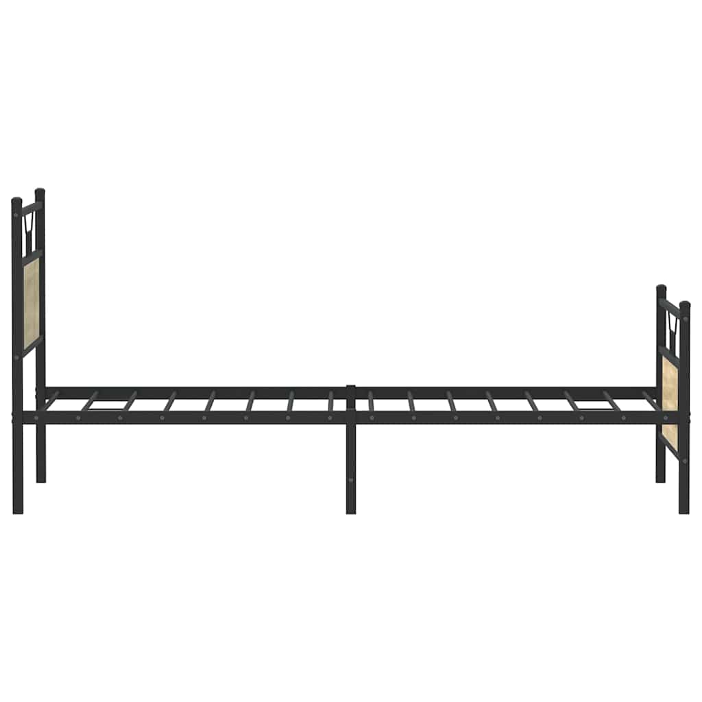 Cadre de lit sans matelas chêne sonoma 75x190 cm - XIOS