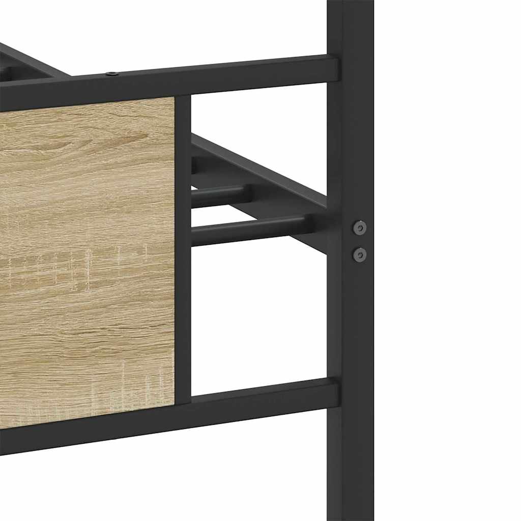 Cadre de lit sans matelas chêne sonoma 75x190 cm - XIOS