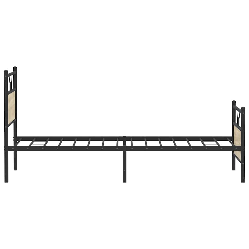 Cadre de lit sans matelas chêne sonoma 107x203 cm - XIOS