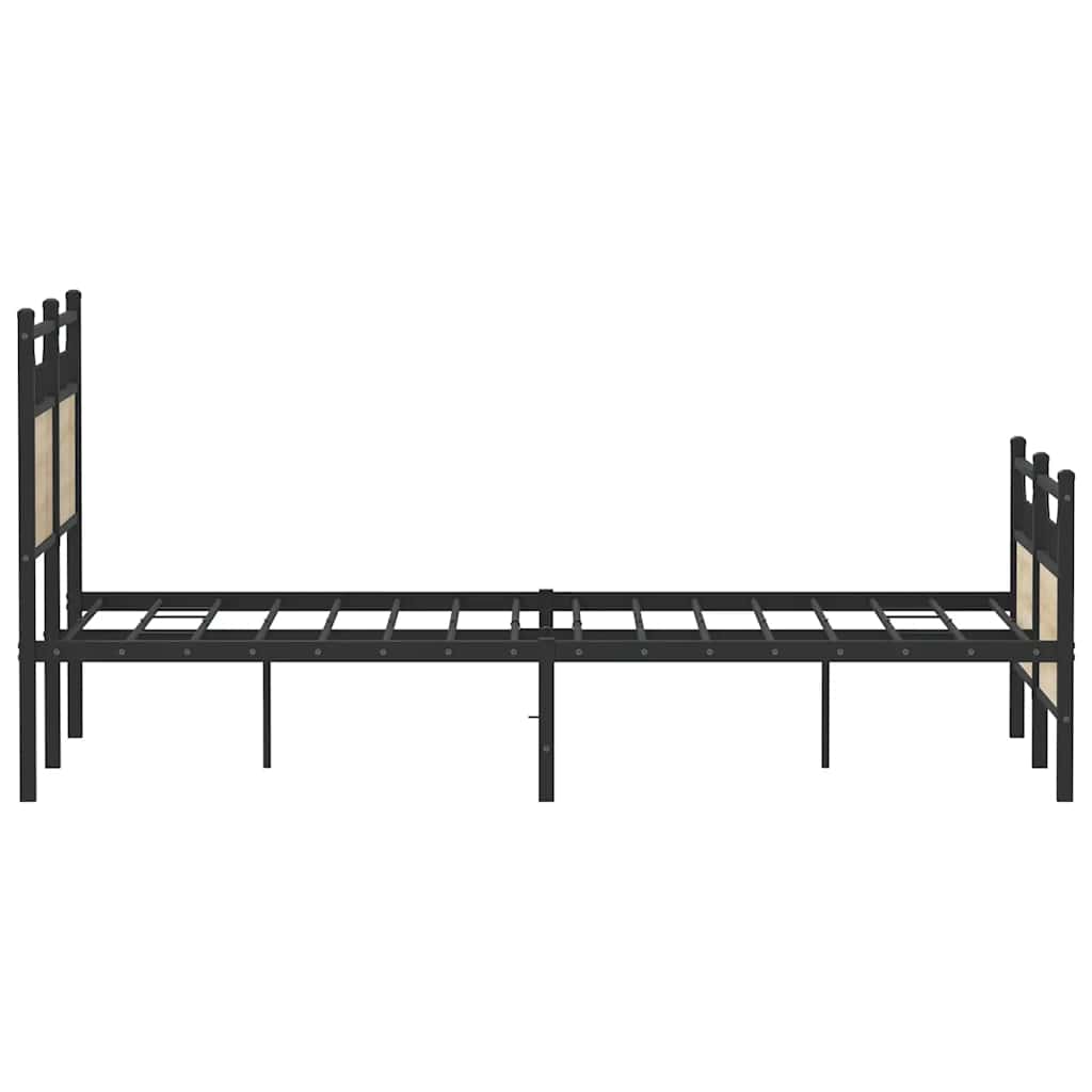 Cadre de lit sans matelas chêne sonoma 120x200 cm - XIOS