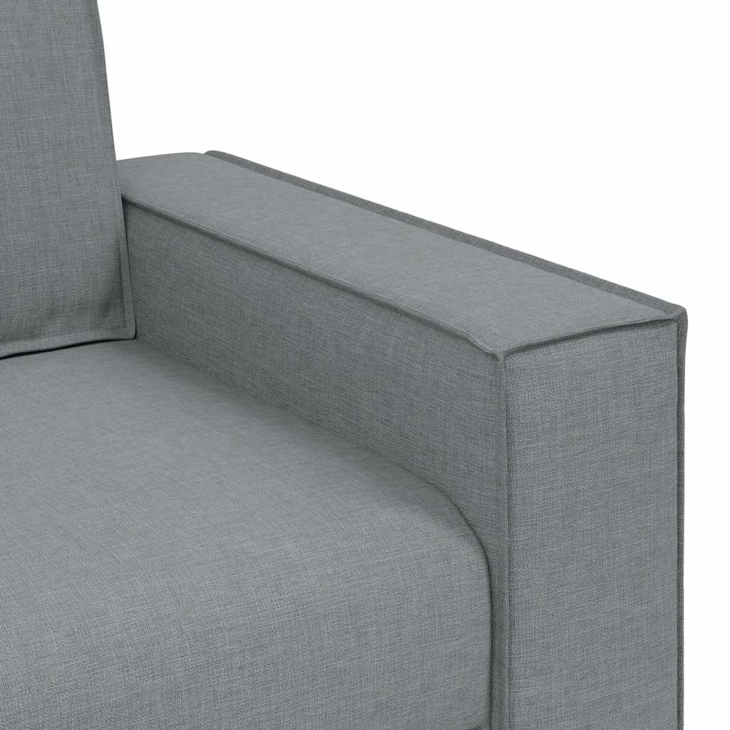 Canapé Fauteuil Gris Clair 100x78x84 cm Tissu - XIOS