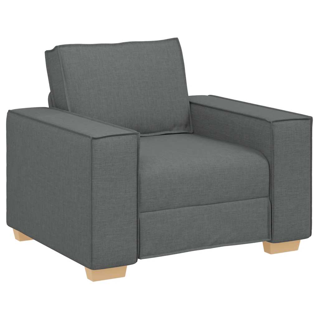 Canapé Fauteuil Gris Foncé 60 cm Tissu - XIOS