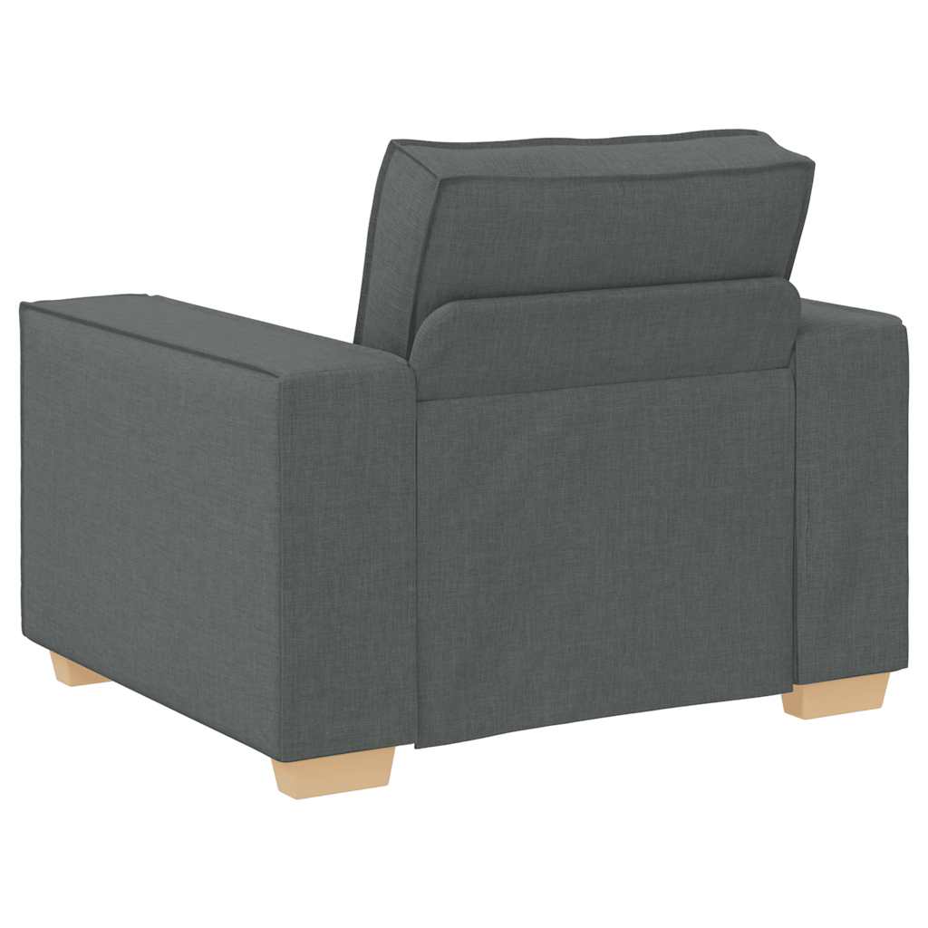 Canapé Fauteuil Gris Foncé 60 cm Tissu - XIOS