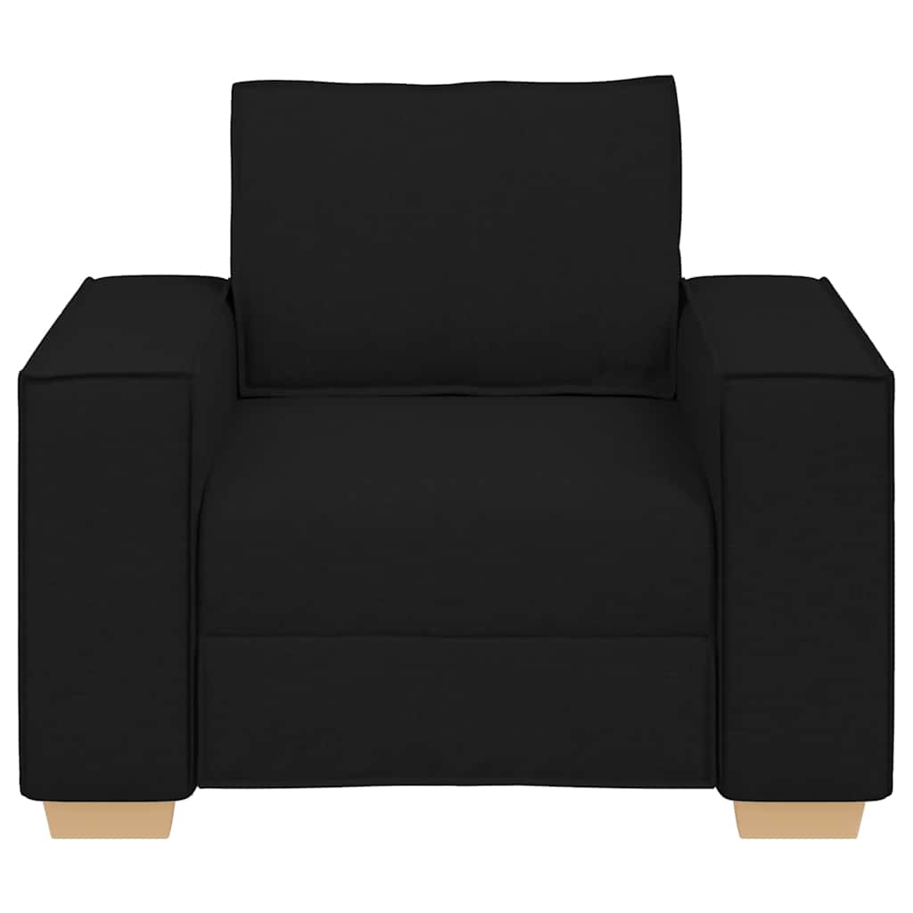 Canapé Fauteuil Noir 100x78x84 cm Tissu - XIOS