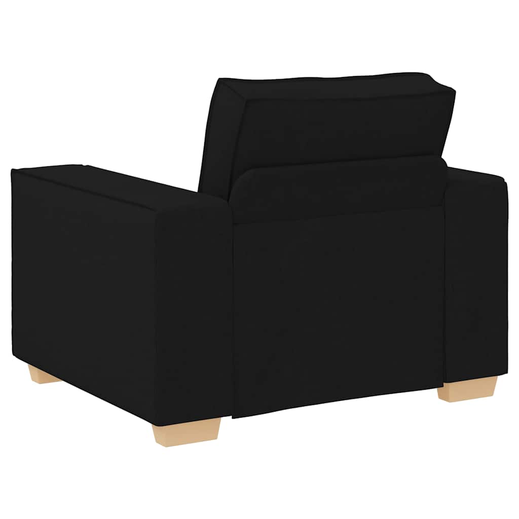 Canapé Fauteuil Noir 60 cm Tissu - XIOS
