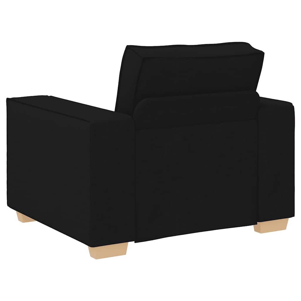 Canapé Fauteuil Noir 100x78x84 cm Tissu - XIOS