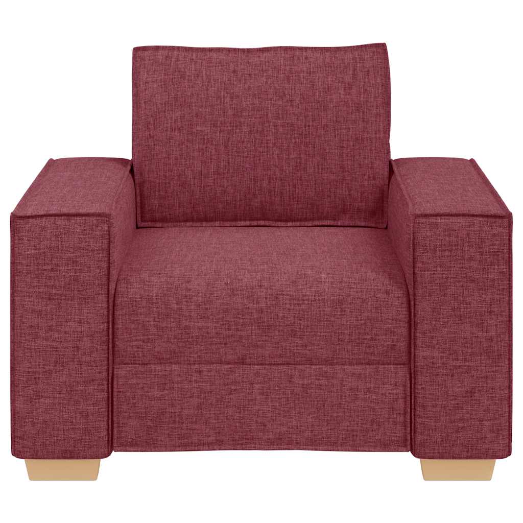 Canapé Fauteuil Rouge Vin 60 cm Tissu - XIOS