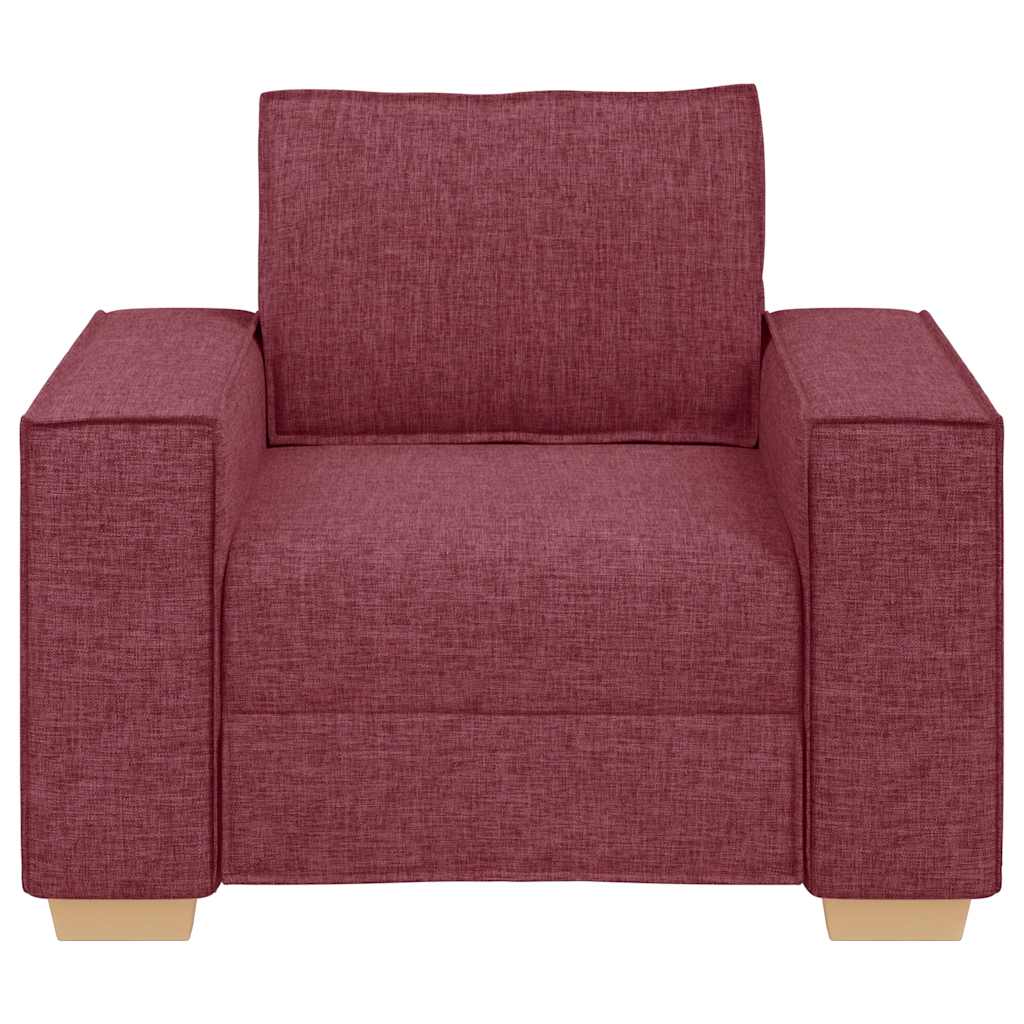 Canapé Fauteuil Rouge Vin 100x78x84 cm Tissu - XIOS