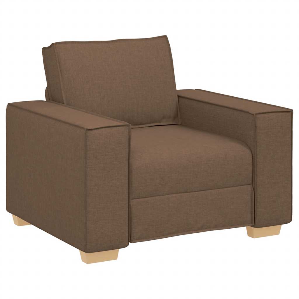 Canapé Fauteuil Marron 60 cm Tissu - XIOS