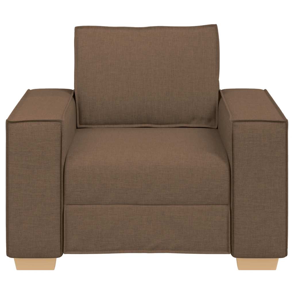 Canapé Fauteuil Marron 60 cm Tissu - XIOS