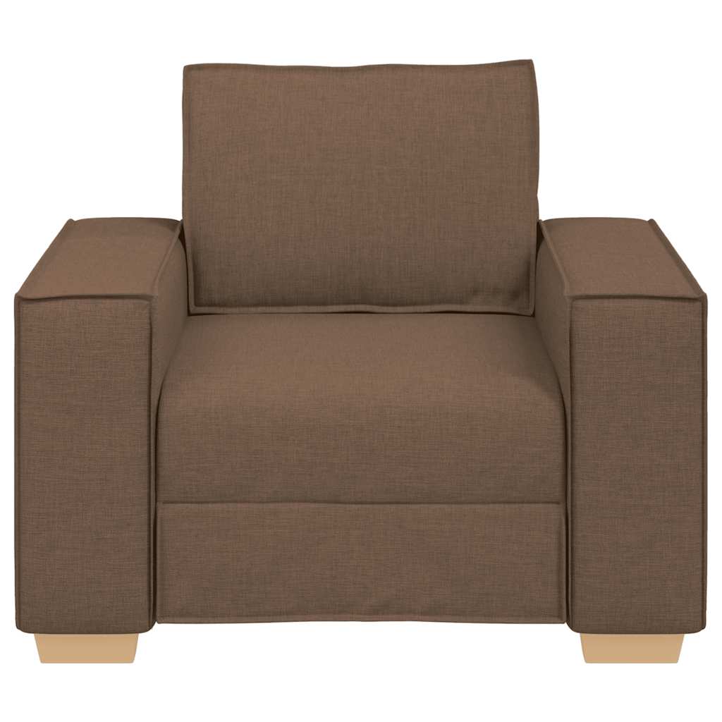 Canapé Fauteuil Marron 100x78x84 cm Tissu - XIOS