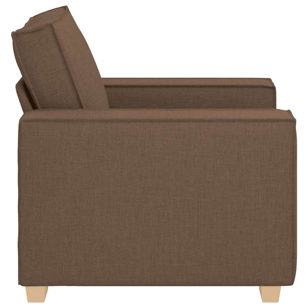 Canapé Fauteuil Marron 60 cm Tissu - XIOS