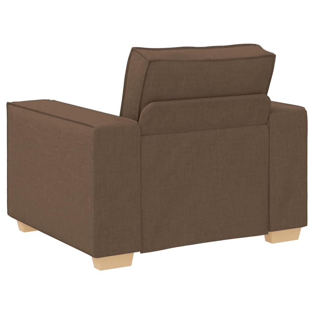 Canapé Fauteuil Marron 100x78x84 cm Tissu - XIOS