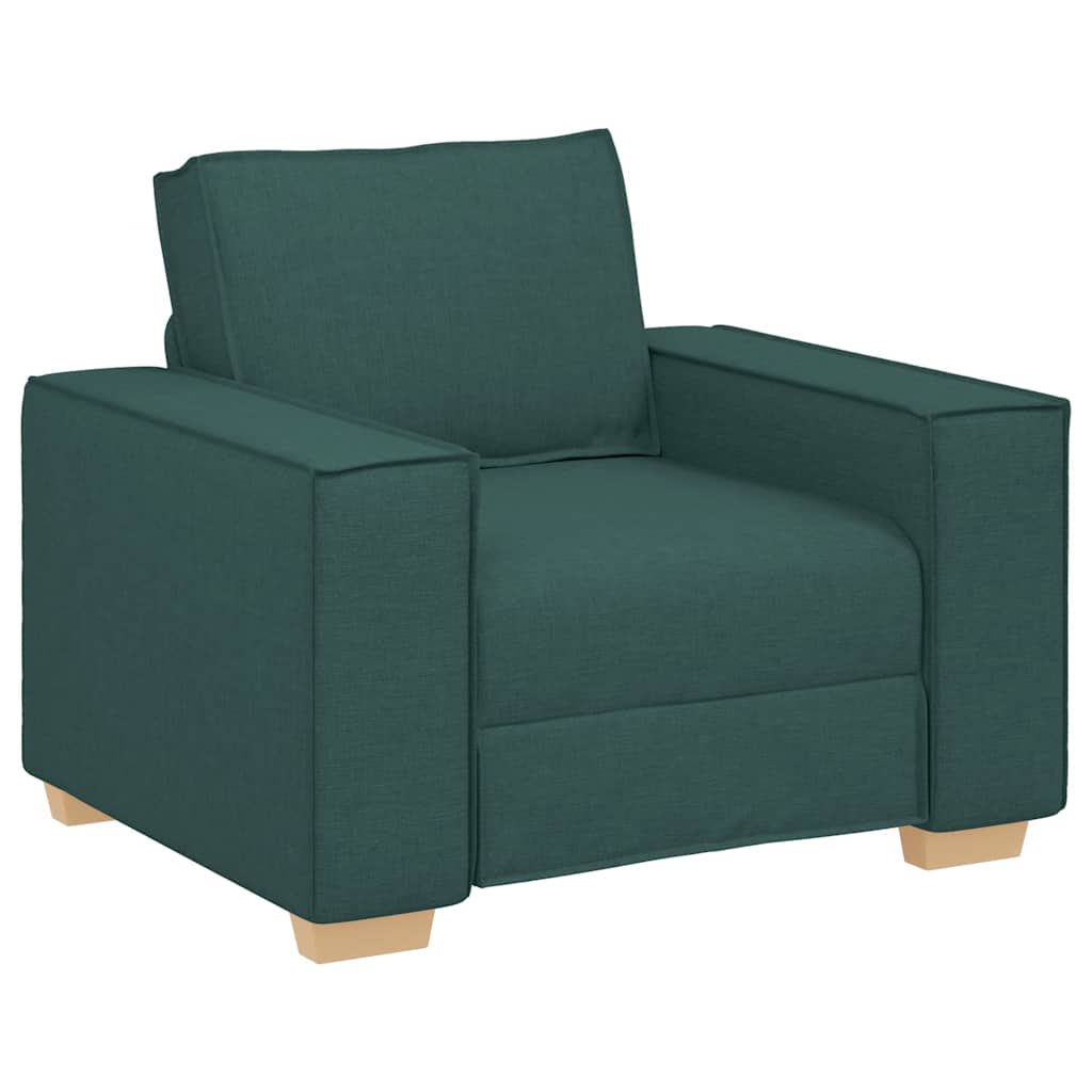 Canapé Fauteuil Vert Foncé 100x78x84 cm Tissu - XIOS