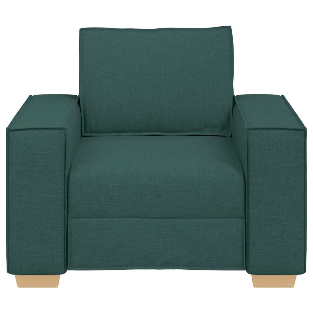 Canapé Fauteuil Vert Foncé 100x78x84 cm Tissu - XIOS