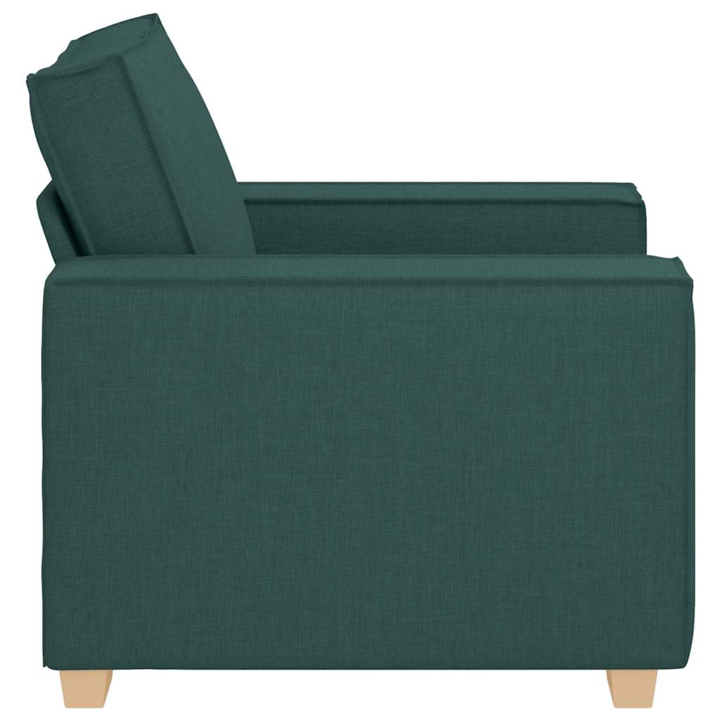 Canapé Fauteuil Vert Foncé 60 cm Tissu - XIOS
