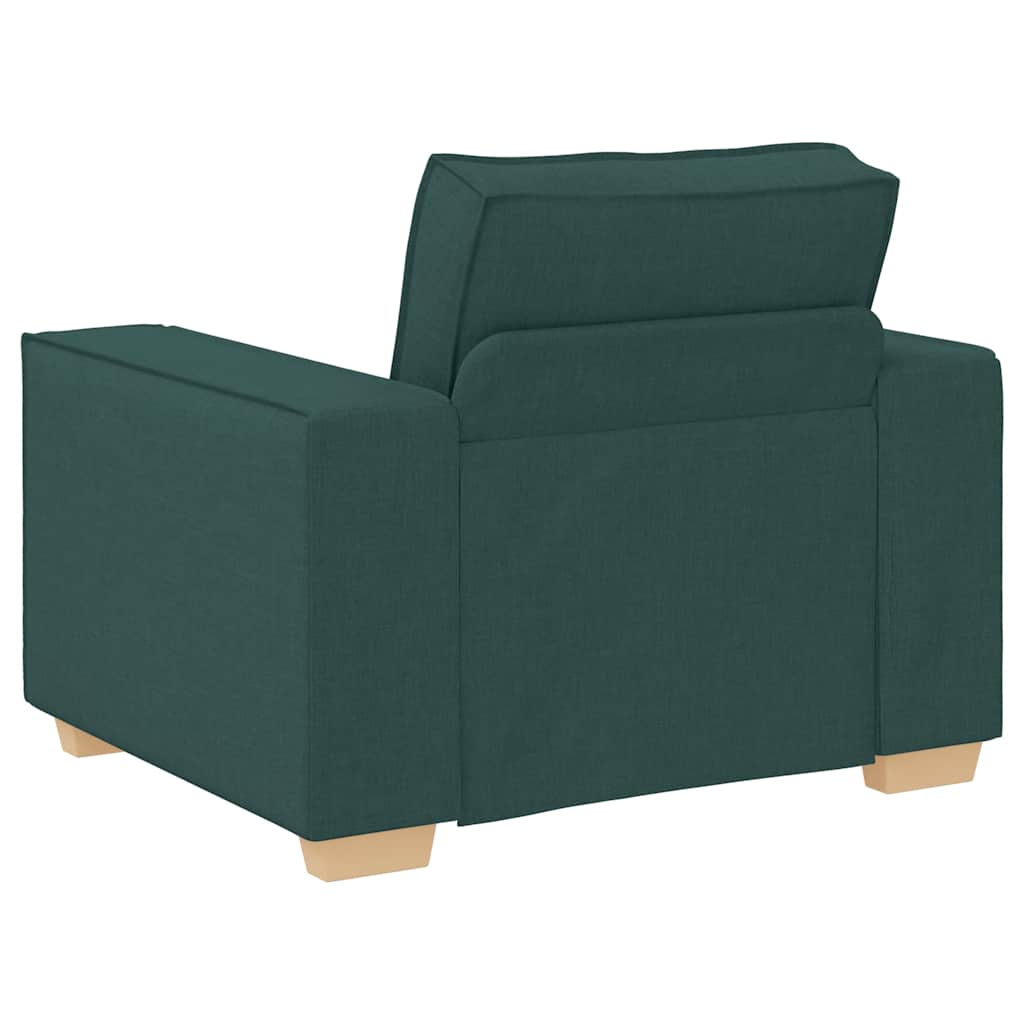 Canapé Fauteuil Vert Foncé 60 cm Tissu - XIOS