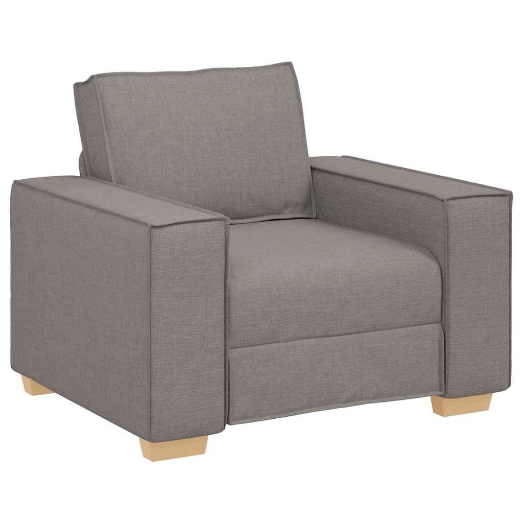 Canapé-chaise Taupe 100x78x84 cm Tissu - XIOS