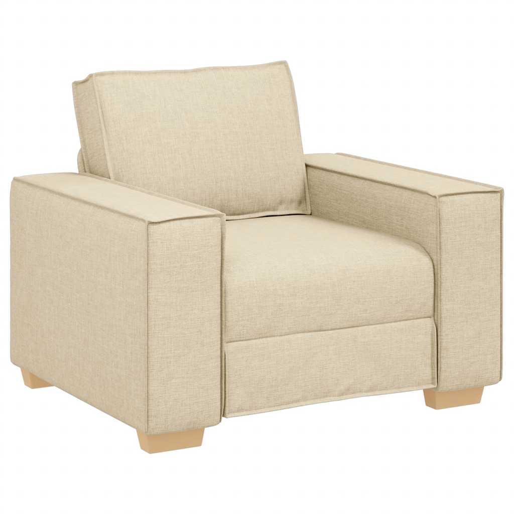 Canapé-chaise Crème 60 cm Tissu - XIOS