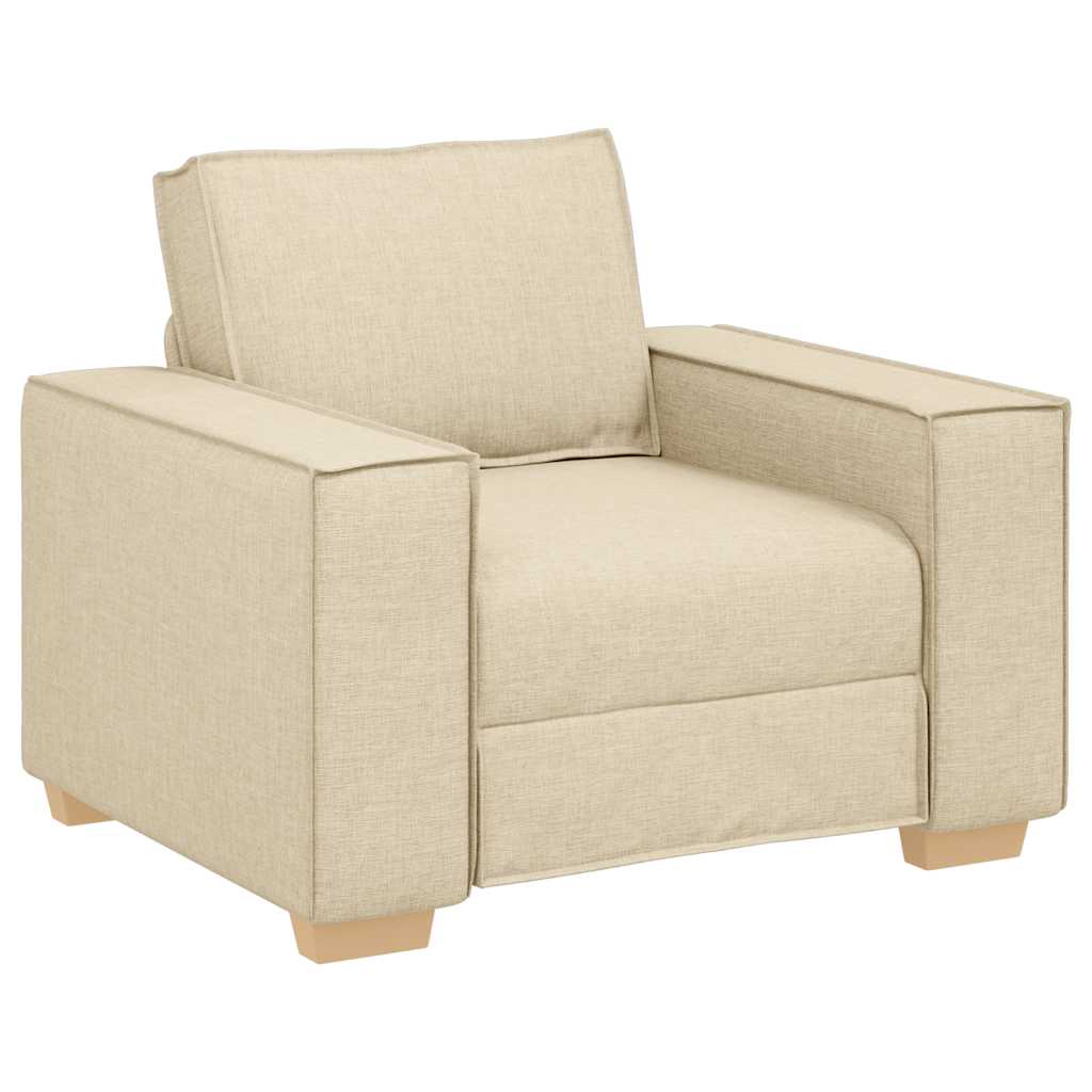 Canapé-chaise Crème 100x78x84 cm Tissu - XIOS