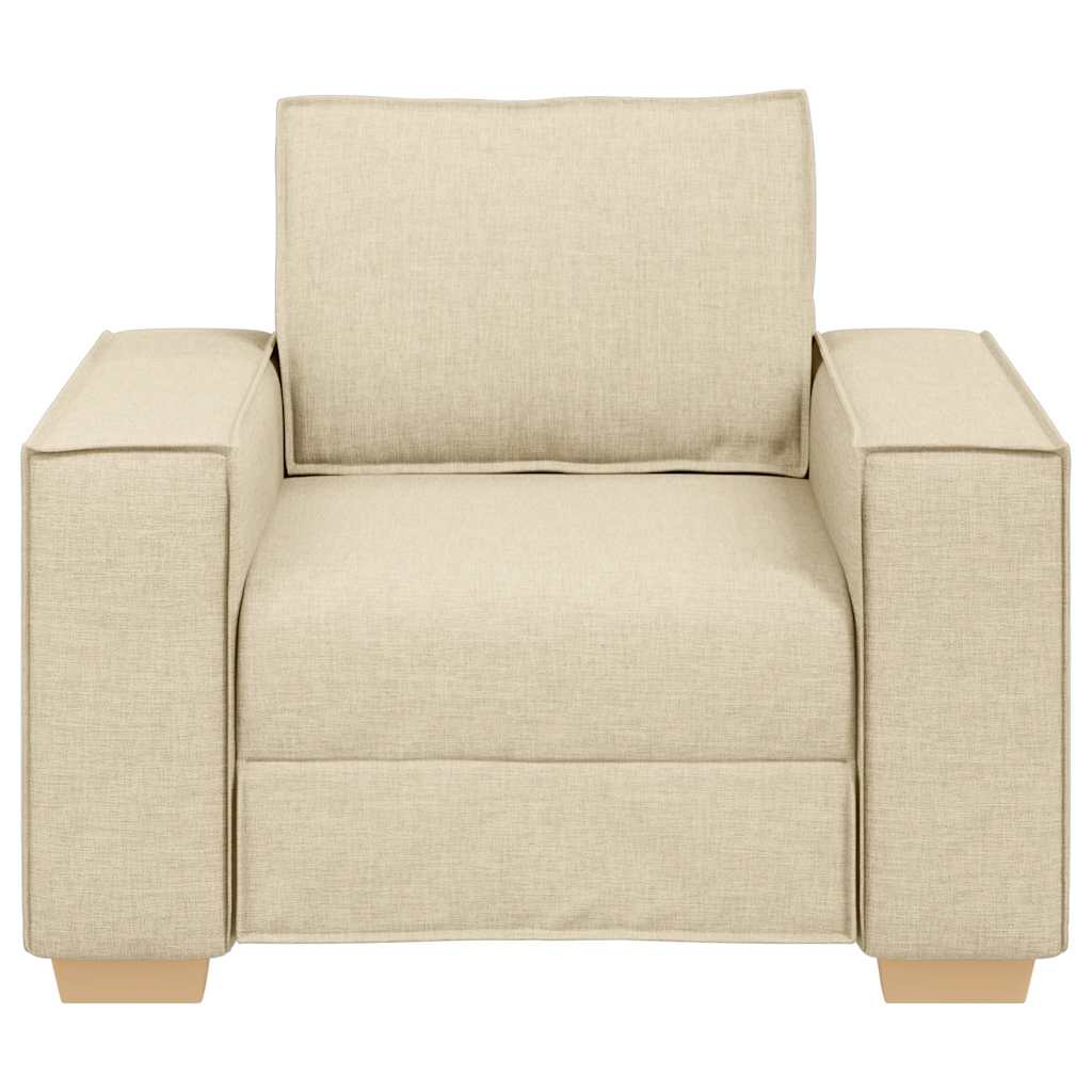 Canapé-chaise Crème 100x78x84 cm Tissu - XIOS