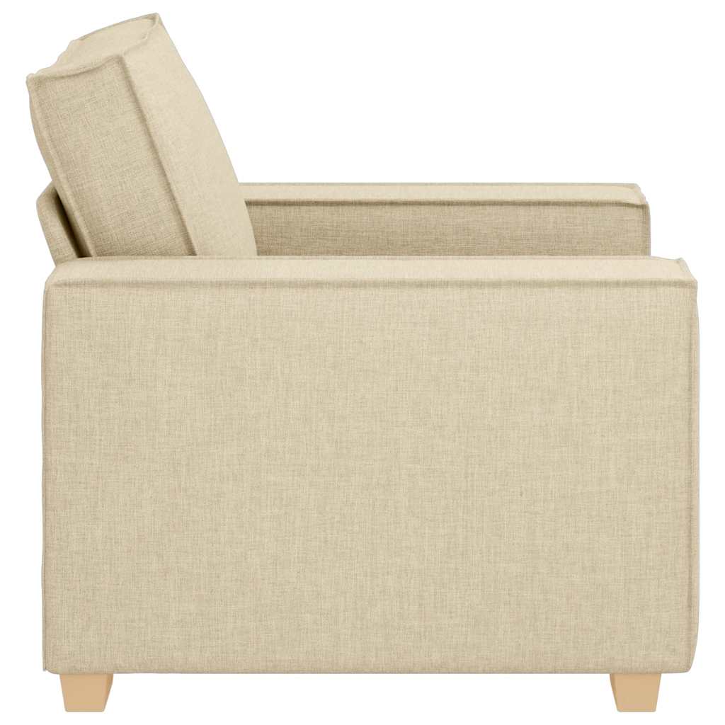 Canapé-chaise Crème 60 cm Tissu - XIOS