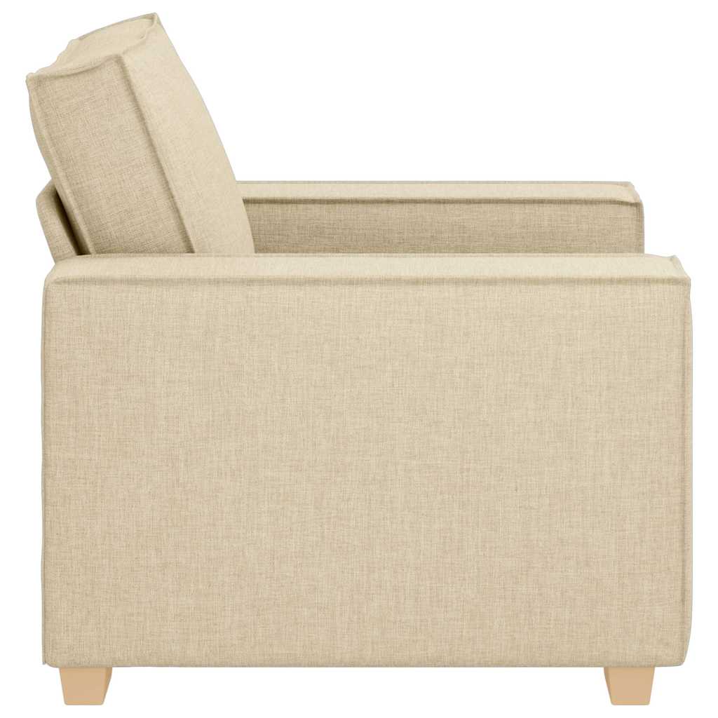 Canapé-chaise Crème 100x78x84 cm Tissu - XIOS