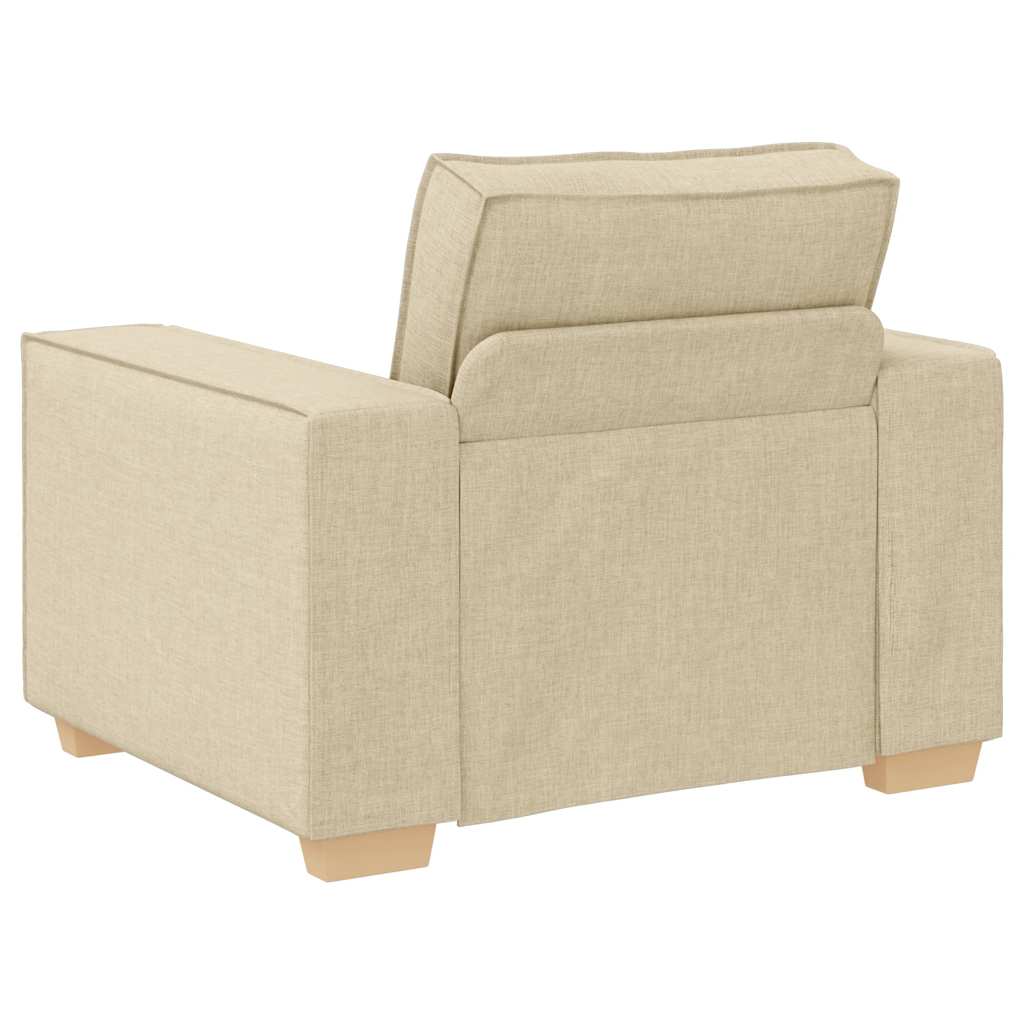 Canapé-chaise Crème 100x78x84 cm Tissu - XIOS