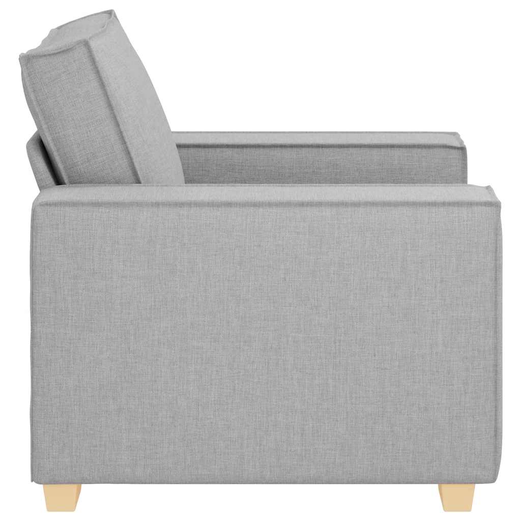 Canapé Fauteuil Gris Nuage 100x78x84 cm Tissu - XIOS