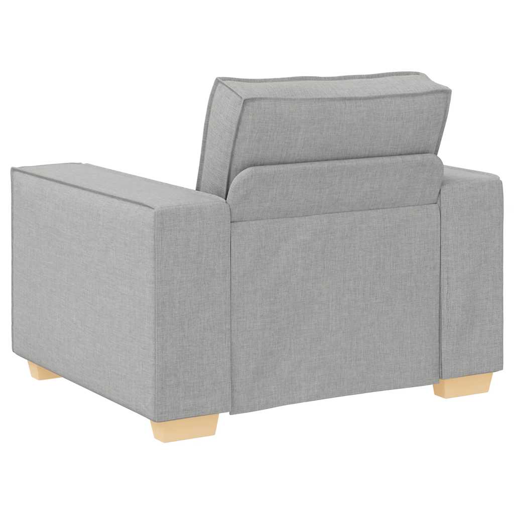 Canapé Fauteuil Gris Nuage 100x78x84 cm Tissu - XIOS