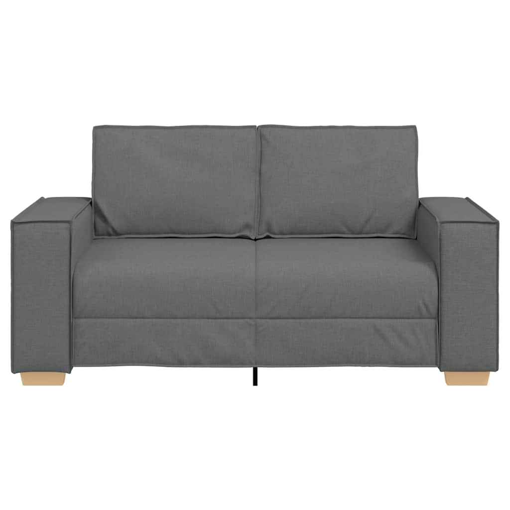 Canapé 2 places Gris foncé 120 cm Tissu - XIOS