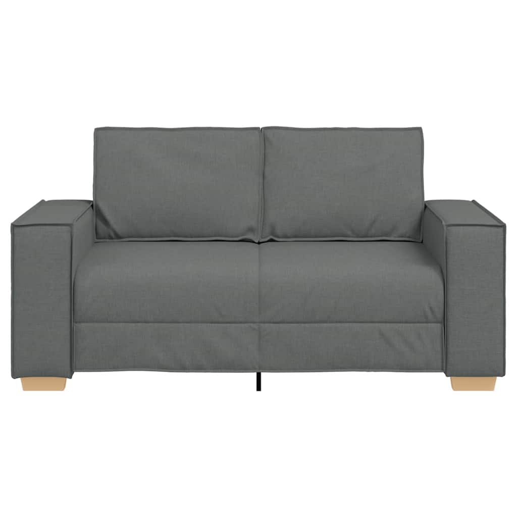 Canapé 2 places Gris foncé 160x78x84 cm Tissu - XIOS