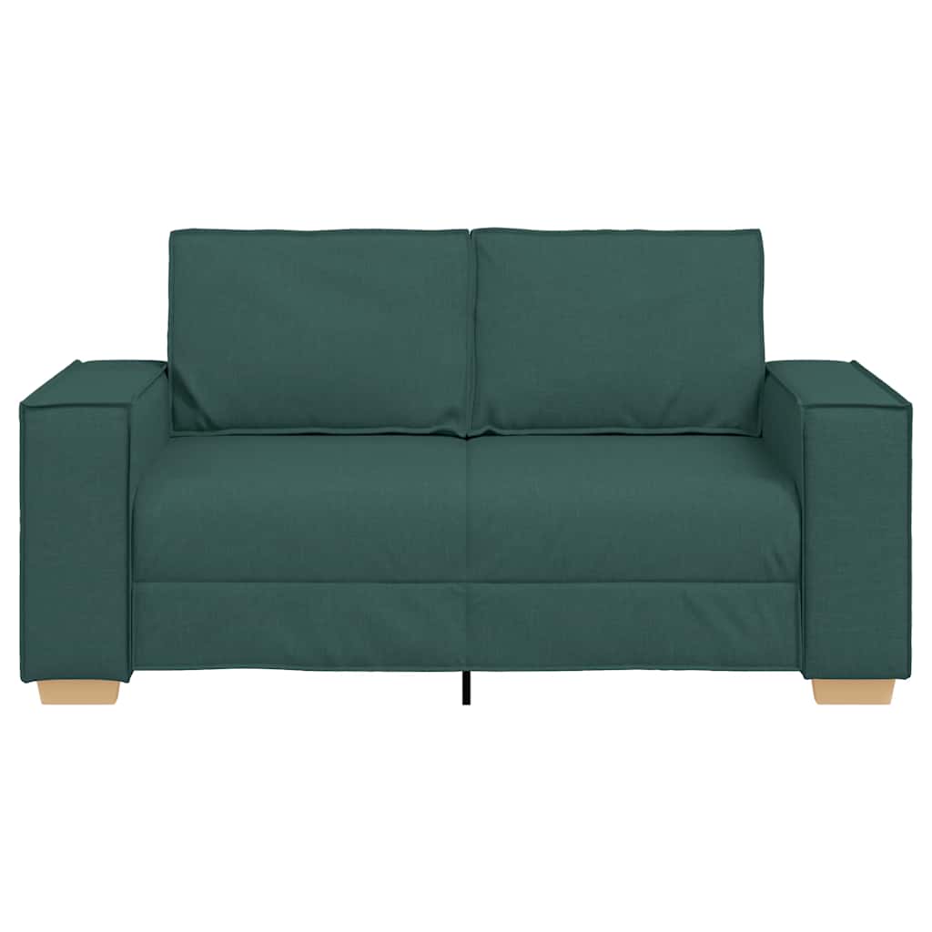 Canapé 2 places Vert foncé 160x78x84 cm Tissu - XIOS