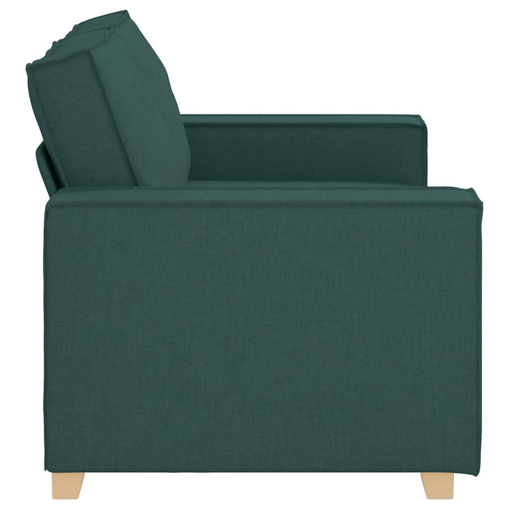 Canapé 2 places Vert foncé 160x78x84 cm Tissu - XIOS