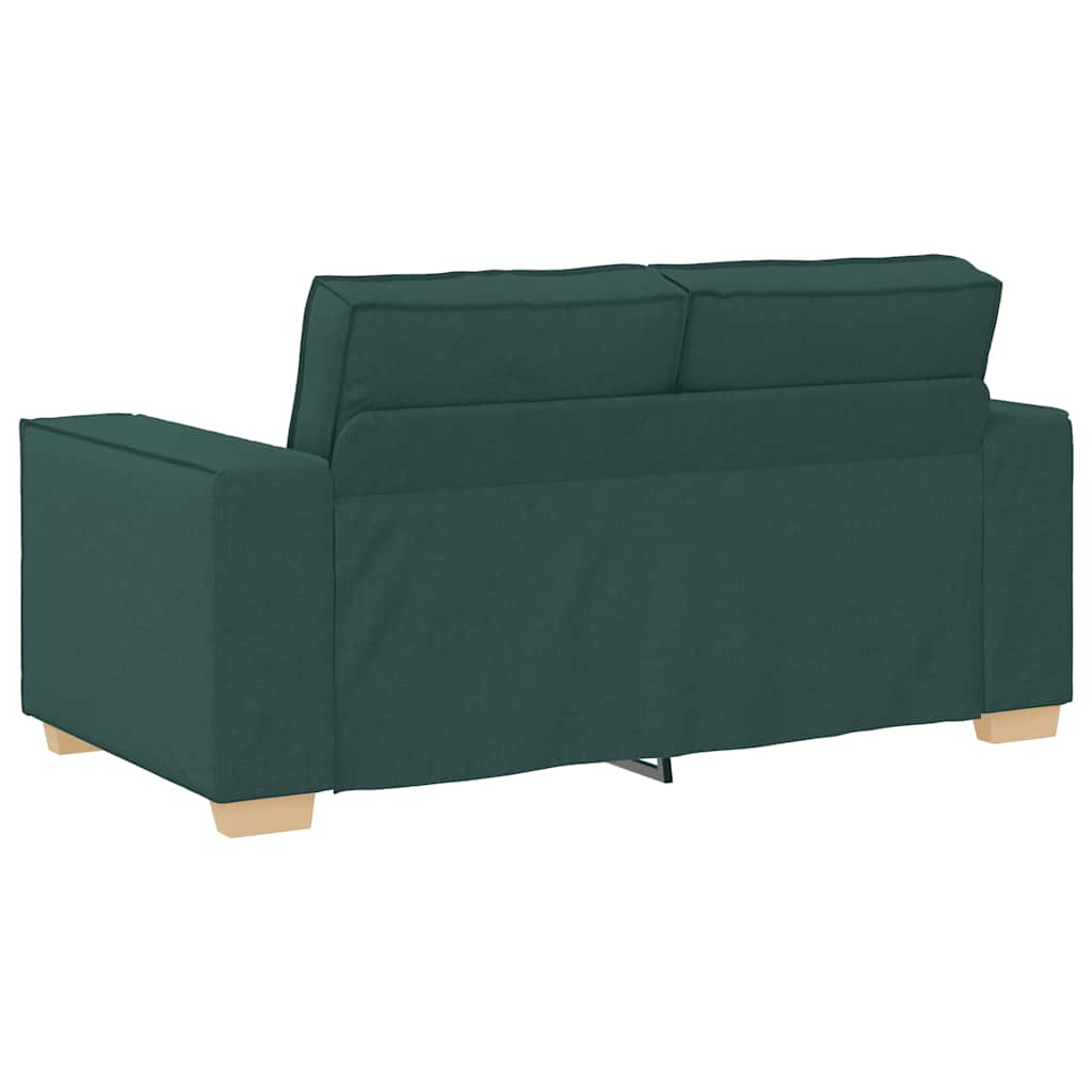 Canapé 2 places Vert foncé 160x78x84 cm Tissu - XIOS
